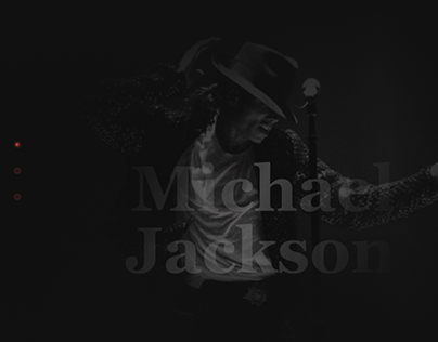 Design LandingPage | Michael Jackson