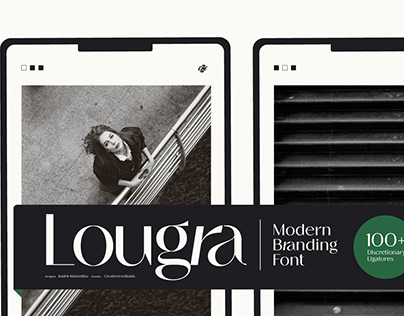 Lougra - Modern Branding Font