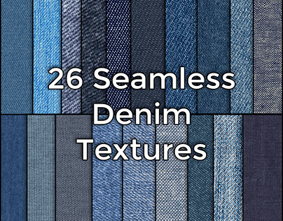 26 Hi Res Seamless Denim Fabric Textures by CG Elves