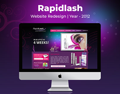 Rapidlash Website - Redesign