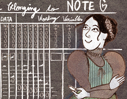 Kamishibaï about Ada Lovelace & Charles Babbage