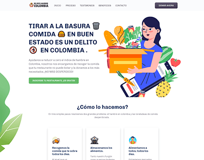 NO MÁS HAMBRE COLOMBIA 1 WEBSITE