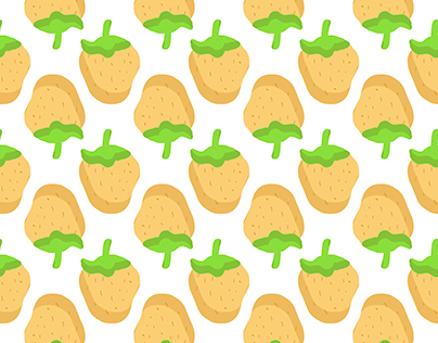 Fruit and vegetable seamless patterns.