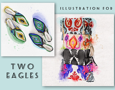 Fashion illistration | For Fashion Brand "Two Eagles"