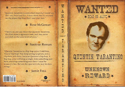 Book Cover for an autobiography of Quentin Tarantino