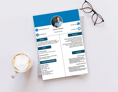 Clean And Simple Resume