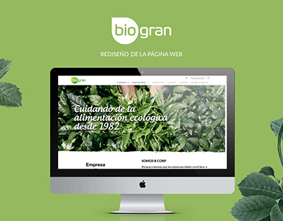 Biogran - Rediseño Página Web