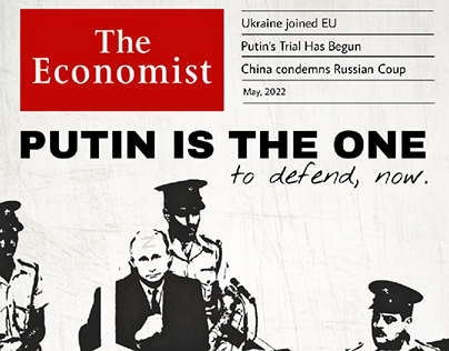 The Economist, May 2022, Cover Photo - Putin's Trial