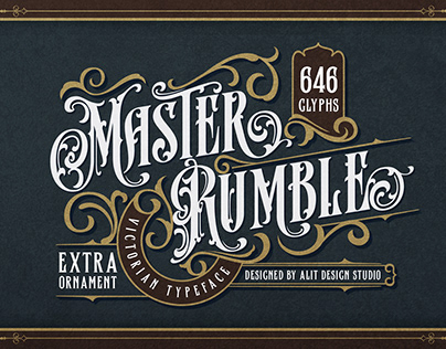 Master Rumble Victorian Typeface
