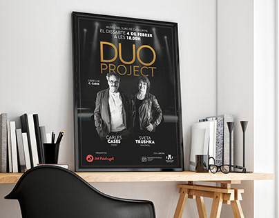 Cartel actuación de DUO Project para JM Palafrugell