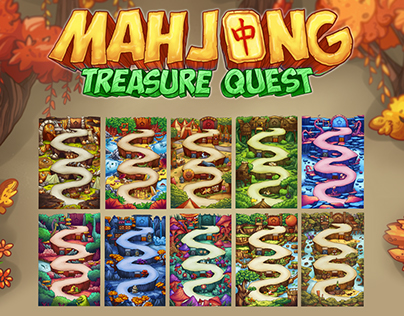 Game locations for "Mahjong Treasure Quest" (Part 3)