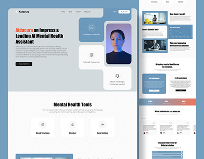 AI Landing Page | Mental Health Assistant AI Platform
