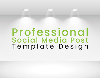 Professional Social Media Post Template Design