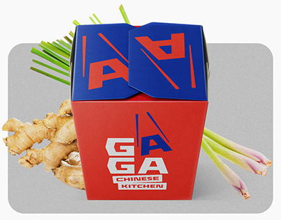 GAGA Chinese Kitchen Brand Identity