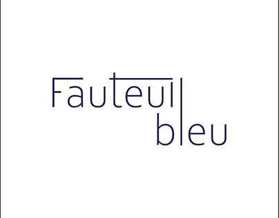 Fauteuil bleu