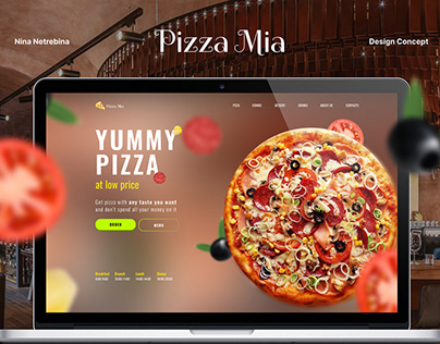 Concept Design Site | Pizza Cafe