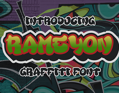 Rameyon - Graffiti Font
