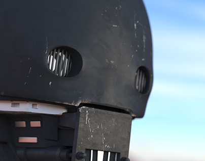 Modeling K2SO from "Rogue One" in blender