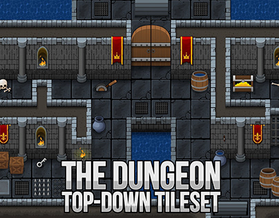 The Dungeon Top-Down Tileset