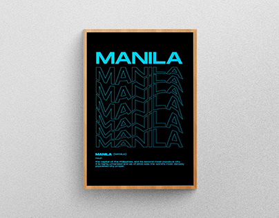Manila Typography Art