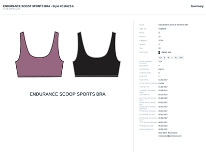 Endurance Scoop Sports Bra Tech Pack (APPROVED TO SHIP)