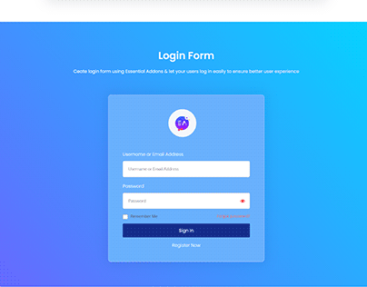Login Register Form