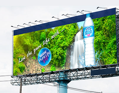 Billboard of Nestle Pure Life