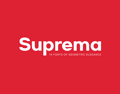Suprema - Font Family & 2 Free Fonts