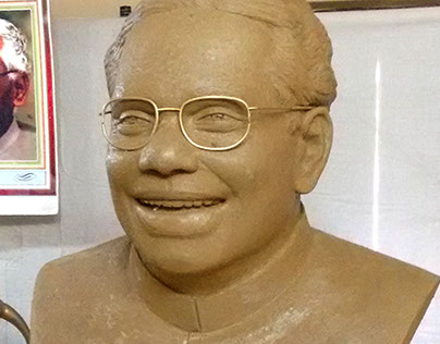 K R Narayanan Bronze Bust