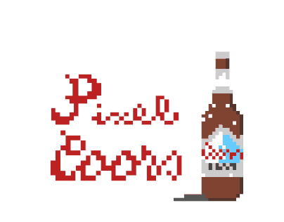 Pixel to bottle cap