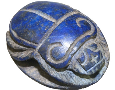 Ancient artifact collection: Egyptian scarab