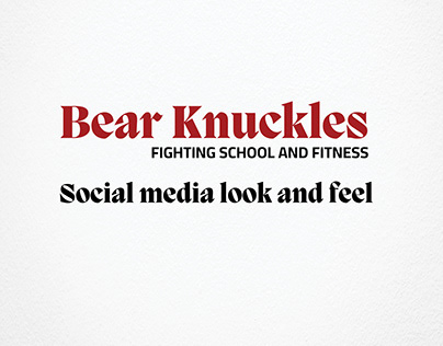 Bear Knuckles Social Media