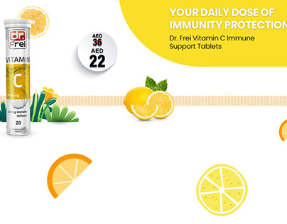 Dr. Frei Vitamin C Immune Support Tablets