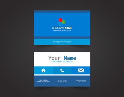 new modern business card design