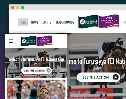 Furusiyya FEI Nations Cup - Responsive Web Design