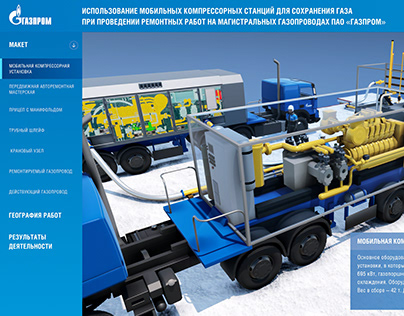 Gazprom interactive presentation