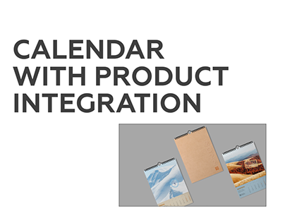 Calendar with product integration