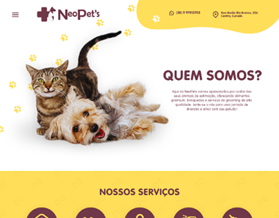 Clinica Neopets - Landing Page