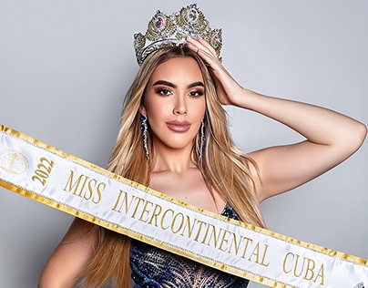 Lourdes the Queen of Miss Intercontinental Cuba 2022.
