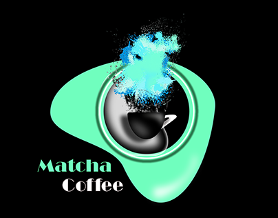 Matcha Coffee Logo Design