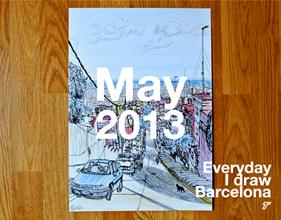 Everyday I draw Barcelona | May 2013