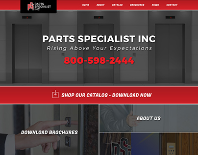 Parts Specialist Inc Website Design