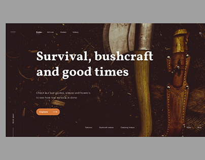 Survival and bushcraft
