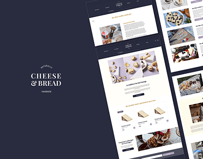 Site e-commerce Fromagerie Cheese & Bread