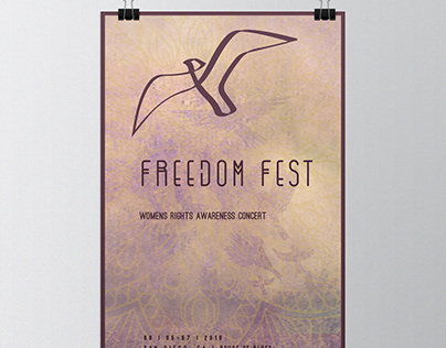 Freedom Fest Poster Design