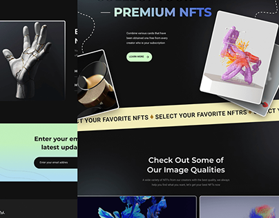 NFT marketplace website