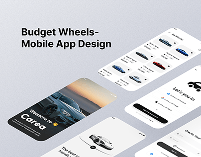 Budget Wheels - Mobile App Design