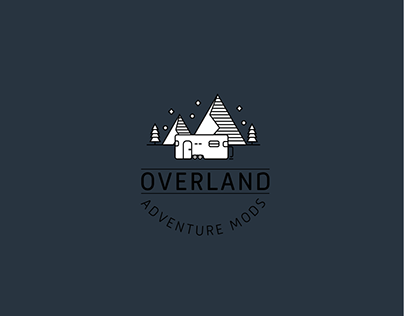 Overland Adventure Mods logo design
