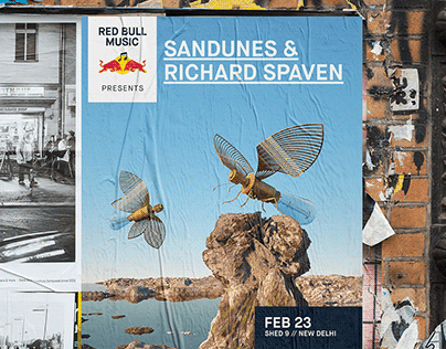 Sandunes X Richard Spaven Event Poster & Short Film