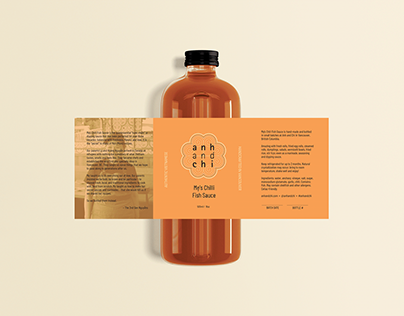 Anh and Chi Signature Sauce Packaging Design